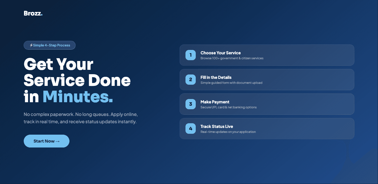 Brozz promotional banner