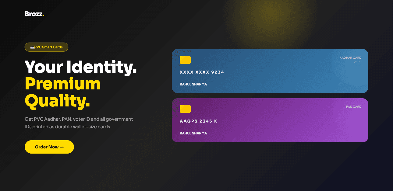 Brozz promotional banner